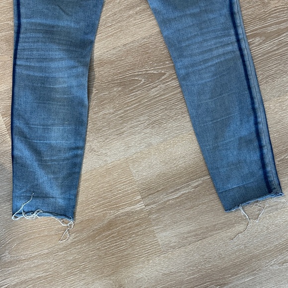 PacSun Light Wash Raw Hem Ankle Jeggings 26 Skinny Stretch - Picture 8 of 8